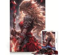 Rompecabezas Sword Angel de 1000 Piezas para Adolescentes, Juguete Wise Think Toy, Sencillo y Divertido, Corte preciso, Santa Wish Pick 38x26cm