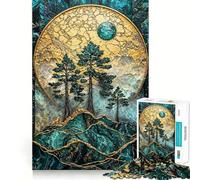 Rompecabezas Taiga Majesty Kintsugi Art de 1000 Piezas para Adolescentes Juego Inteligente para Relajarse y armar Patrones Lista de Deseos de Papá Noel 50x75cm