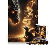 Rompecabezas Tairn y Andarna de 1000 Piezas para Adultos Mejora la Memoria Tiempo de Aprendizaje Imagen para armar Obra de Arte 38x52cm