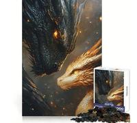 Rompecabezas Tairn y Andarna Fourth Wing de 1000 Piezas para Adolescentes Mejora la Memoria, diversión Relajante, Bordes Afilados, 38x52cm