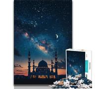 Rompecabezas Taj Mahal de 1000 Piezas para Adolescentes Diversión Familiar Toda la Familia (38x26cm)
