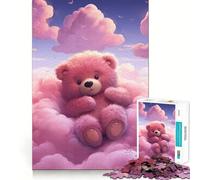 Rompecabezas Teddy Bear Dreamland de 1000 Piezas para Adolescentes Rompecabezas para desarrollar la Memoria Divertido diseño para armar Una cálida Sorpresa 38x26cm