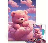 Rompecabezas Teddy In Dreamland para Adultos, 1000 Piezas, Think Smart Toy, vínculo Familiar, Corte preciso, Regalo de Temporada 38x26cm