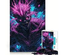 Rompecabezas Terror Insondable,1000 Piezas,Juguete para desarrollar la Capacidad cognitiva,Superficie Lisa y sin Rebabas,Actividad Relajante para Grupos en Interiores (50x75cm)