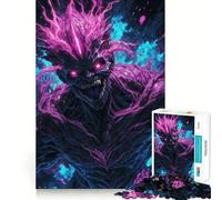 Rompecabezas Terror Insondable de 1000 Piezas Juego de Habilidad Mental Ajuste Estable Sin Piezas Que se muevan Un pasatiempo Divertido para Fines de Semana Largos (38x26cm)