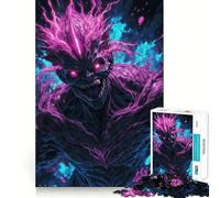 Rompecabezas Terror Insondable para Adultos,1000 Piezas,Juego de Memoria Cerebral,Corte Fino,Acabado Premium,Una Forma Entretenida de Pasar Horas Libres (38x52cm)