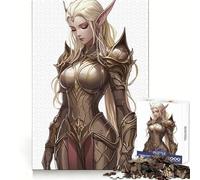 Rompecabezas Tessia Eralith con Armadura para Adolescentes, 1000 Piezas, Juego de lógica, pasatiempo para el hogar, Corte preciso, Regalo para Festivales 50x75cm