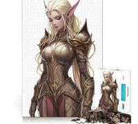 Rompecabezas Tessia Eralith con Armadura para Adolescentes, 1000 Piezas, Juego de lógica, pasatiempo para el hogar, Corte preciso, Regalo para Festivales 50x75cm
