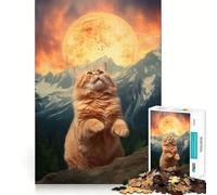 Rompecabezas Teton CatxPizza Sun de 1000 Piezas para Adultos Mejora la Memoria Tiempo de Aprendizaje Imagen cálida Obra de Arte para armar 50x75cm