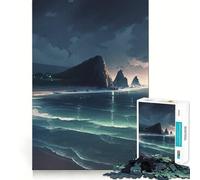 Rompecabezas The Coast Hard para Adultos, 1000 Piezas, fortalece la Memoria, Alivia el estrés, Pieza de Arte 50x75cm