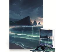 Rompecabezas The Coast Hard para Adultos, 1000 Piezas, fortalece la Memoria, Alivia el estrés, Pieza de Arte 50x75cm