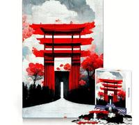 Rompecabezas The Gate de 1000 Piezas para Adolescentes Juego de ingenio Momentos de Paz 38x52cm