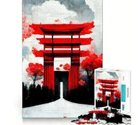 Rompecabezas The Gate de 1000 Piezas para Adolescentes Juego de ingenio Momentos de Paz 38x52cm