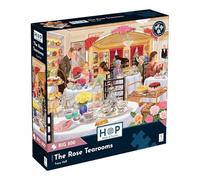 Rompecabezas The Rose Tearooms Big 500 | Artista de Tracy Hall | Grandes 500 piezas | 48 x 69 cm | The House of Puzzles | Rompecabezas con temática alimentaria | Tablero certificado FSC® hecho de