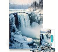 Rompecabezas Thomas Falls de 1000 Piezas para Adultos Juguete para desarrollar la Habilidad y la Calma Corte preciso Regalo conmovedor 50x75cm
