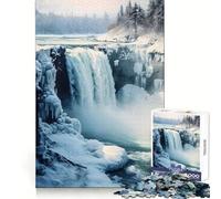 Rompecabezas Thomas Falls para Adultos, 1000 Piezas Juguete Inteligente para el hogar Disfrute de un Corte preciso Decoración de Pared 38x26cm