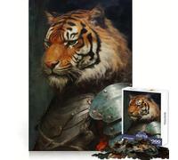 Rompecabezas Tiger Knight para Adolescentes, 1000 Piezas, Juguete para desarrollar la Mente, diseño Sencillo y Divertido, Regalo Memorable 38x52cm