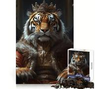 Rompecabezas Tiger Monarch of The Wild Teenager de 1000 Piezas Refuerza la Memoria Sencillo, Divertido, de Calidad Regalo Memorable 50x75cm