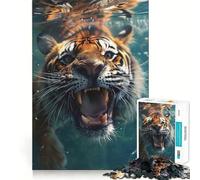Rompecabezas Tiger Sea Teenagers de 1000 Piezas, Juguete Que desafía la Mente, diversión compartida, diseño nítido y Sorpresa cálida 50x75cm