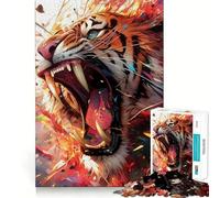 Rompecabezas Tiger, The Apex of Apexs de 1000 Piezas para Adolescentes Juguete para ejercitar la Mente Diseño Relajante y Acogedor Regalo Ideal para armar 38x52cm