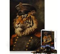Rompecabezas Tigre de Guerra para Adolescentes, 1000 Piezas, Estimulación Cognitiva, Relajante, Corte Preciso, (50x75cm)