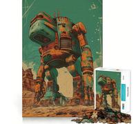 Rompecabezas Titan V para Adolescentes, 1000 Piezas, Juguete de lógica Resistente para aliviar el estrés, Borde Transparente, Regalo clásico 38x26cm