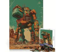 Rompecabezas Titan V para Adolescentes, 1000 Piezas, Juguete de lógica Resistente para aliviar el estrés, Borde Transparente, Regalo clásico 38x26cm