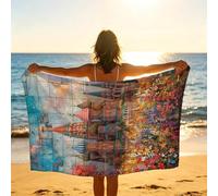 Rompecabezas Toalla Playa 120x180 Resistente a la arena Secado rápido, Toalla Playa Grande 180x120 Suave Cómodo como Yoga Sauna Toallas Baño Grandes Travel Essentials Catedral de San Basilio XTLS-0855