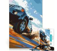 Rompecabezas Todoterreno para Adultos de 1000 Piezas, Juguete para ejercitar la Mente, antiestrés, decoración de Pared con diseño de SUV (50x75cm)