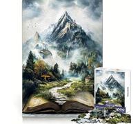 Rompecabezas Tomo de los Reinos Infinitos para Adolescentes, 1000 Piezas, para Mejorar la Memoria, para Disfrutar de un Juego de niños, con Bordes limpios, 50x75cm