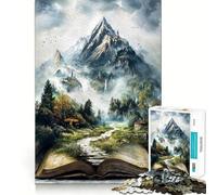 Rompecabezas Tomo de Reinos Infinitos para Adolescentes, 1000 Piezas, Mejora la Memoria, Relajación, Bordes Precisos, Regalo Increíble 38x52cm
