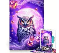 Rompecabezas Topaz Owl Stonimal de 1000 Piezas para Adolescentes Juguete para desarrollar la Mente Diseño Relajante y Acogedor Regalo Original para armar 50x75cm