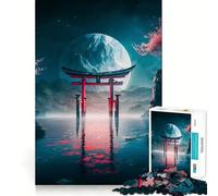 Rompecabezas Torii Gate Dan Planet de 1000 Piezas para Adolescentes Juguete para ejercitar la Mente, Relajante y Divertido Diseño para armar 38x52cm