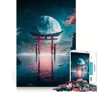 Rompecabezas Torii Gate Dan Planet de 1000 Piezas para Adultos, Juguete para ejercitar la Mente, diversión Casual, Corte de precisión, Regalo artístico 50x75cm