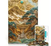 Rompecabezas Torii Gate Sunset de 1000 Piezas para Adolescentes, Ideal para desarrollar la Memoria y Jugar en Interiores Diseño de Corte Fino Elige tu Deseo de Papá Noel 38x52cm