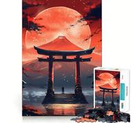 Rompecabezas Torii Gate View MT Fuji de 1000 Piezas para Adolescentes, Ideal para desarrollar la Memoria y Jugar en Interiores Diseño de Corte Fino Elige tu Deseo de Papá Noel 50x75cm