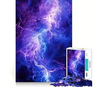 Rompecabezas Tormenta Morada de 1000 Piezas para Adultos, Juguete para desafiar la Mente, Tiempo Libre, diseño nítido, Regalo increíble (50x75cm)