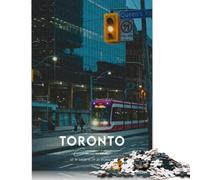 Rompecabezas Toronto 3 de 1000 Piezas para Adultos, con dificultad Alta, Juguetes educativos, Juegos, (75 x 50 cm)