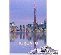 Rompecabezas Toronto de 1000 Piezas, 8 Niveles de dificultad, Ideal para niños y niñas, Ideal para Relajarse (75 x 50 cm)