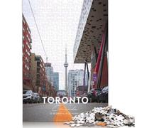 Rompecabezas Toronto de 1000 Piezas para Adultos, 7 Piezas, para un desafío Mental en Familia (38 x 26 cm)