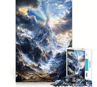 Rompecabezas Torre del Mago para Adolescentes,1000 Piezas,Juego de Habilidad Mental,Cortado con láser para un Tiempo de Entrenamiento Mental Tranquilo casa (50x75cm)