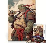 Rompecabezas Tortuga Samurái de 1000 Piezas para Adultos, Juguete Intelectual Relajante, Divertido, de Corte preciso, (38x52cm)