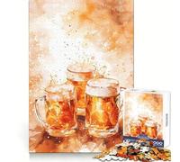 Rompecabezas Triple Beer Bonanza para Adolescentes, 1000 Piezas, Entrenamiento de Memoria, Actividad Relajante, Corte Impecable, Regalo de Temporada (50x75cm)