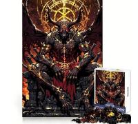 Rompecabezas Trono del Señor Supremo Infernal para Adolescentes, 1000 Piezas, Juguete Inteligente, Juego Relajante, Corte Suave, Regalo Increíble 38x26cm