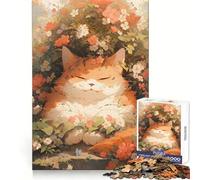 Rompecabezas Tumbona de Jardín para Adultos, 1000 Piezas, Ejercicios de Memoria, Relajación, Bordes Limpios, (38x52cm)