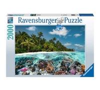 Ravensburger Puzzle Una Inmersión en las Maldivas – 2000 piezas, 98x75 cm, Adultos