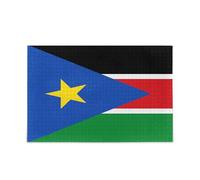 Rompecabezas único de la bandera nacional de Sudán del Sur, rompecabezas grande de 500 piezas