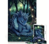 Rompecabezas Unicornio Dragón Durmiente de 1000 Piezas para Adolescentes Juguete Inteligente para el hogar Corte preciso Regalo Original 38x52cm