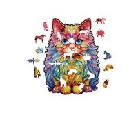 Rompecabezas universal de madera para adultos, rompecabezas de mundo de animales, rompecabezas de madera para decoración del hogar, rompecabezas de madera con forma de animal único, regalos de