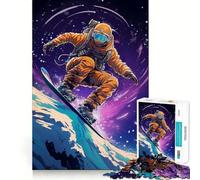 Rompecabezas Universe Snowboarder de 1000 Piezas Diversión para Entrenar la Mente Encaja Perfectamente sin Huecos Actividad para Fortalecer los Lazos Familiares (50x75cm)